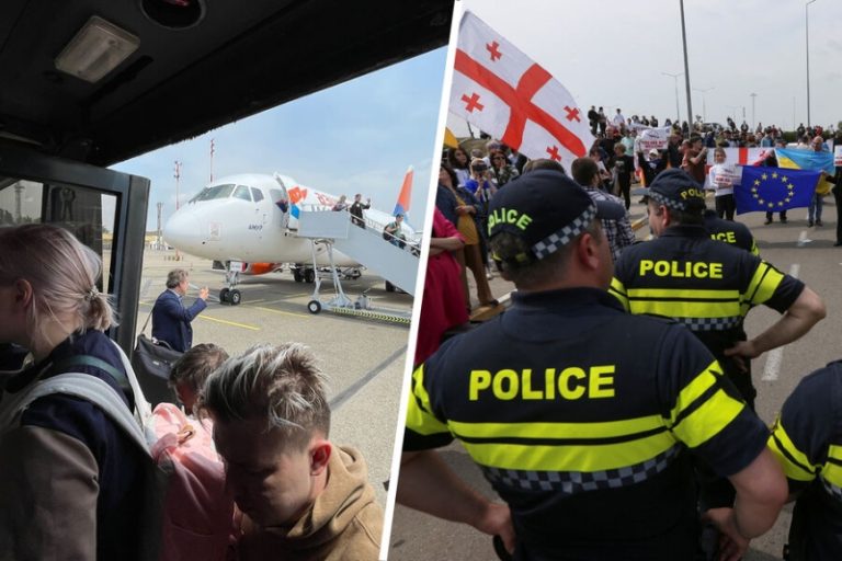 «Нежелательный рейс». Как в Тбилиси встретили первый за четыре года самолет из Москвы