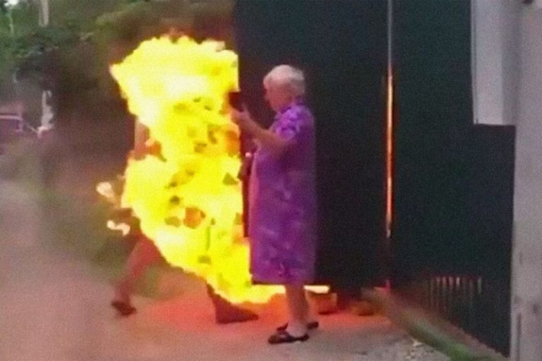 «Улыбаюсь на половину лица». Житель Приморья поджег соседа из огнемета и пробил шею соседки гарпуном