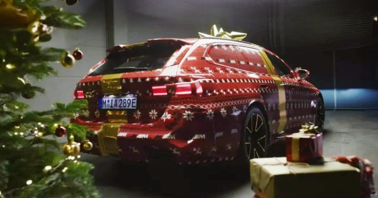 Новогодний подарок: универсал BMW M5 Touring попал на видео
