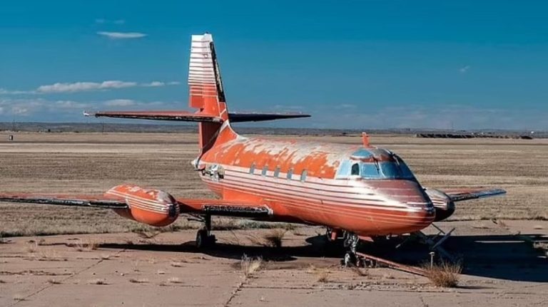 Продан самолет Элвиса Пресли, стоявший в пустыне 40 лет