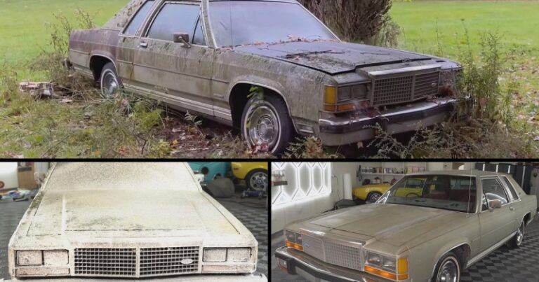 Ford Crown Victoria вернули к жизни после первой мойки за 30 лет