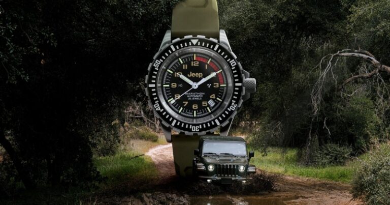 Jeep и Marathon выпустили часы в стиле милитари