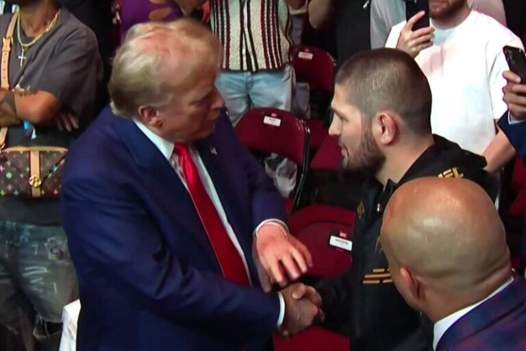 Бывший президент США Трамп пообещал Нурмагомедову остановить войну в Палестине