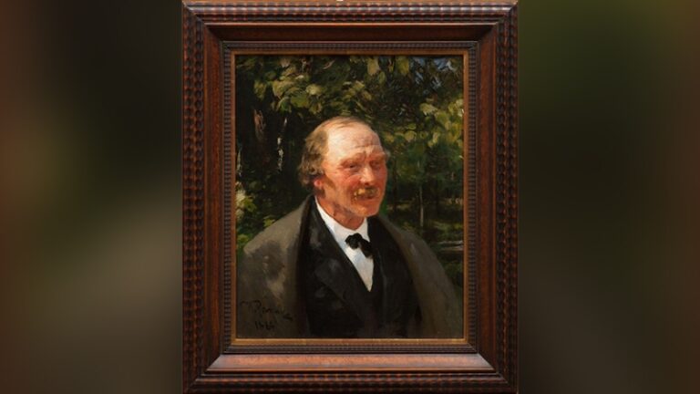 Редкий портрет кисти Ильи Репина выставят на торги в Москве