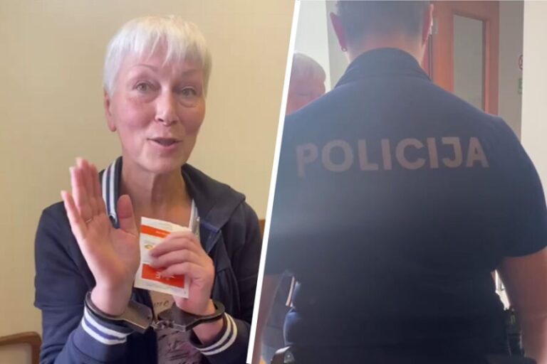 В Латвии активистка получила три года тюрьмы за флаг с надписью «Путин мой друг»